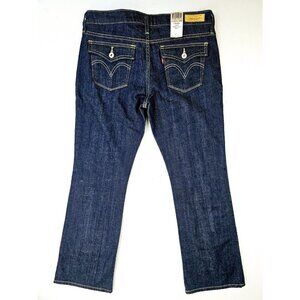 Levi's Size 10 Medium Women's 31" Inseam 545 Low Boot Cut Blue Denim Jeans NWT